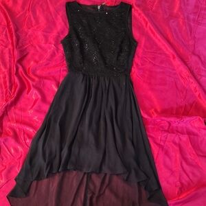 B Darlin Black High Low Dress